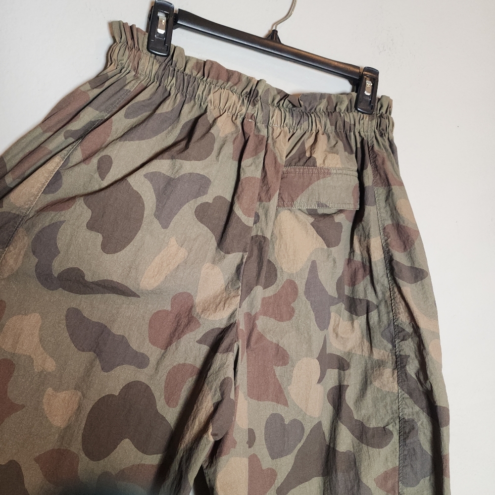 NWT Urban Outfitters Sloan Nylon Green Camo Balloon Baggy Wideleg Pants Size M - Picture 9 of 16